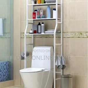 3 Tier Over Toilet Bathroom Storage Rack Shelf Organizer