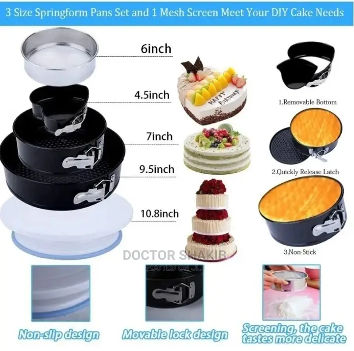 288 Cake Baking and Decorating Set