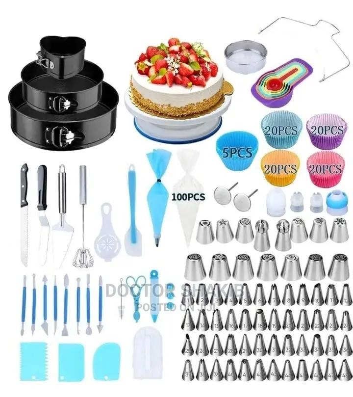 288 Cake Baking and Decorating Set