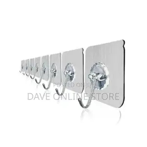 Transparent Wall Hook - 8 PCS