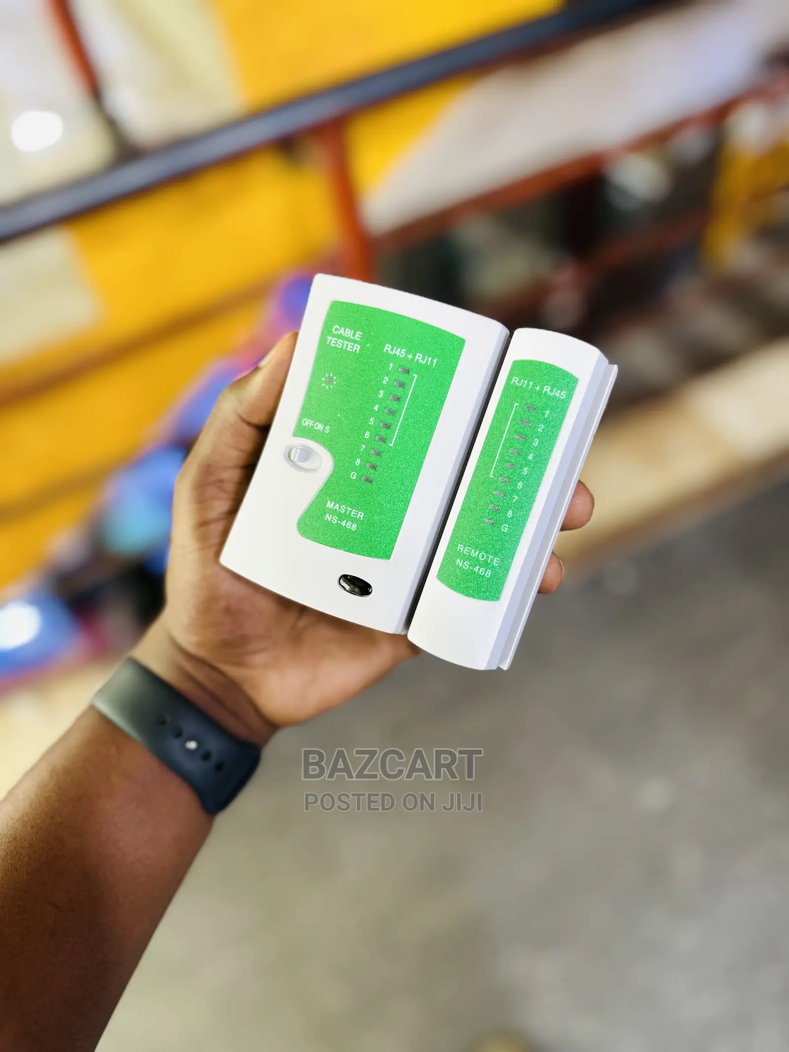 Network Cable Tester - Utp. Stp. Coaxial. And Modular Cables
