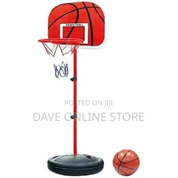 Basket Ball Set With Ball Pump for Kids Adjustable Height