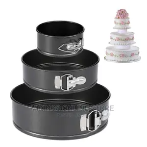 3pcs Durable Non-Stick Baking Pans