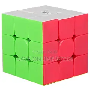 3x3 Stickerless Speed Cube Puzzle