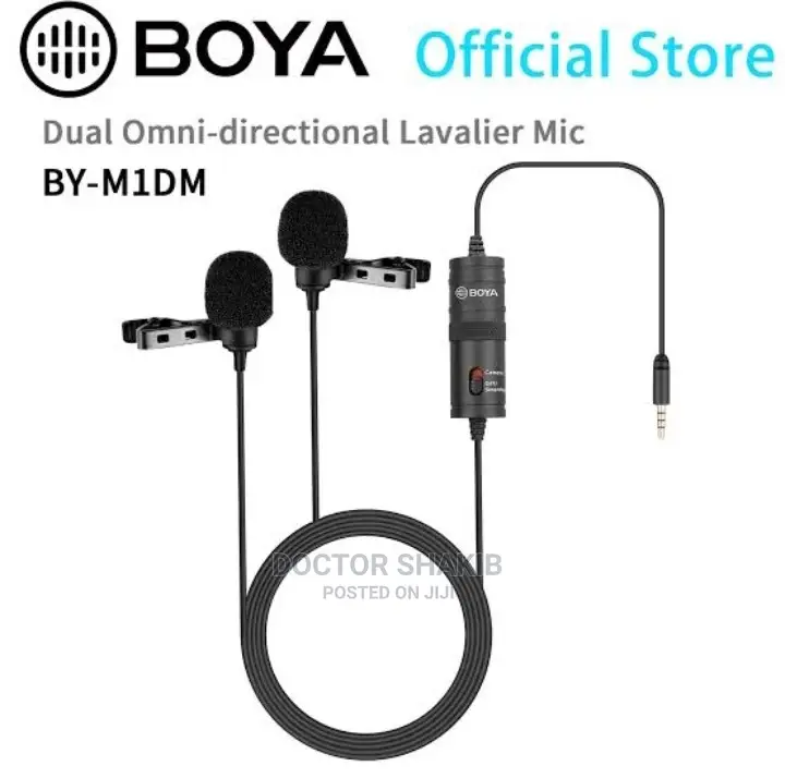 Boya Lavaliere Dual Microphone