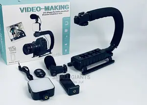 Portable Camera Stabilizer,Fill Light, Microphone Bracket