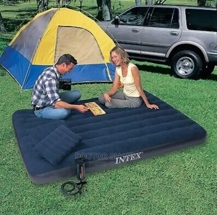 Camping Air Mattress With Two Pillows
