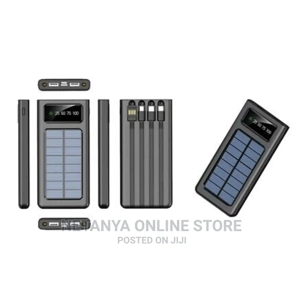 Portable 20000mah Solar Power Bank
