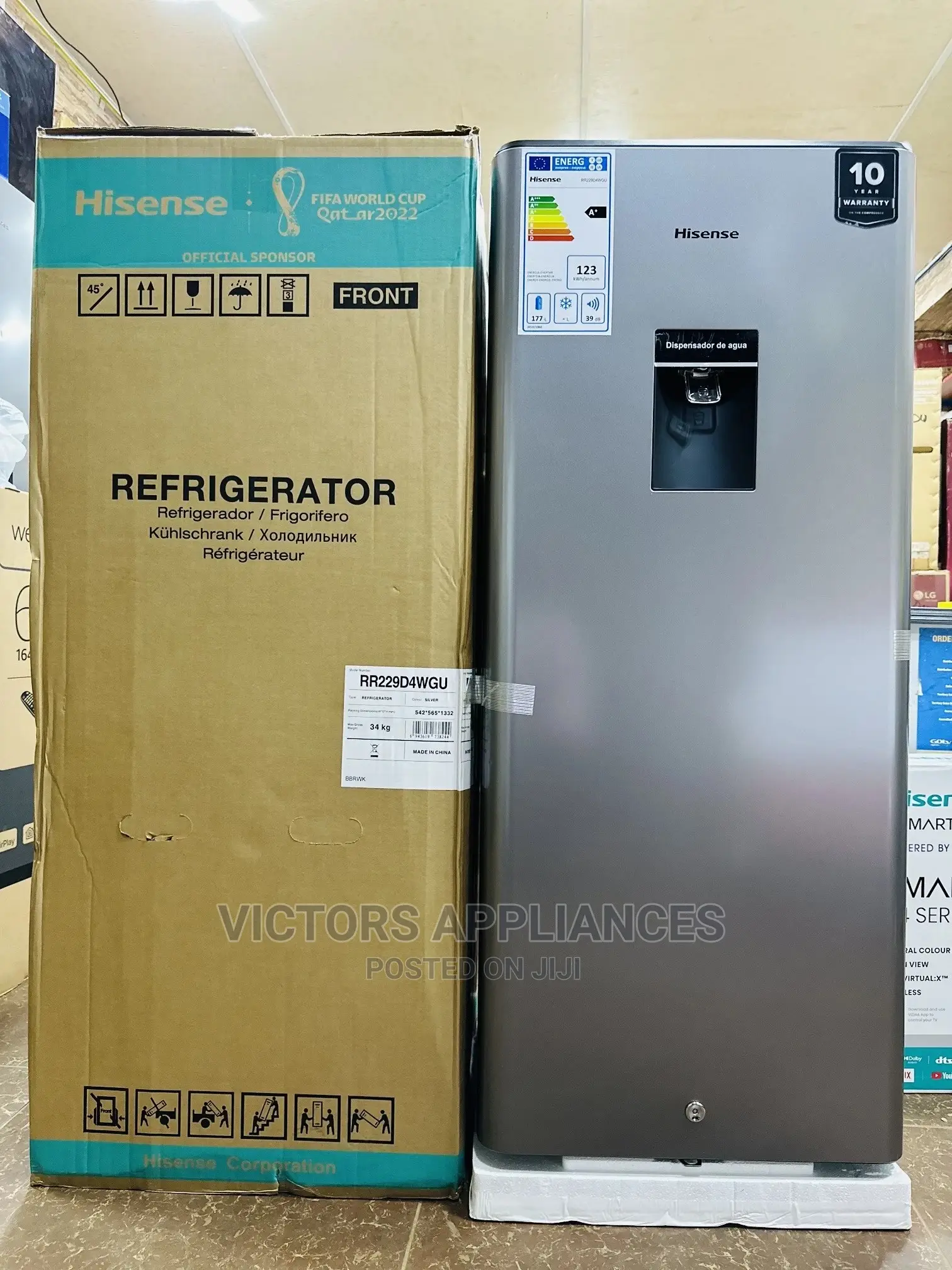 Hisense 229l Double Door Refrigerator