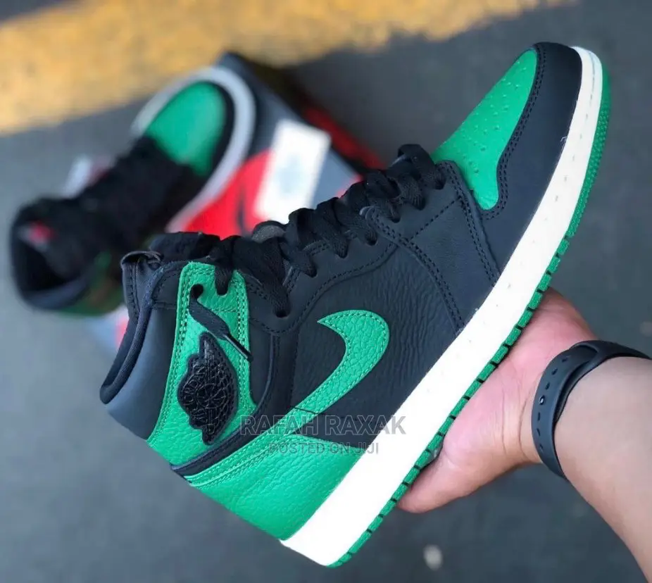 Original Air Jordan 1 Green Black