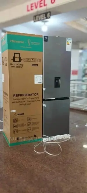 Hisense 341litres Combo Double Door Fridge With a Dispenser