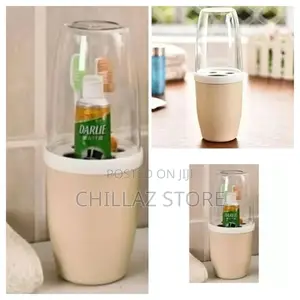 Cup Toothbrush, Toothpaste Holder