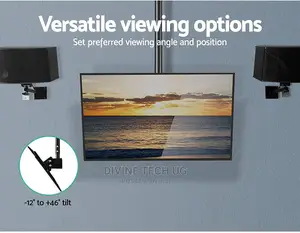 TV Ceiling Mount Tilting Swivel 32"- 70" Inch