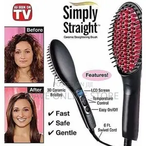 Simply Straight Ceramic Hair Straightening Brush