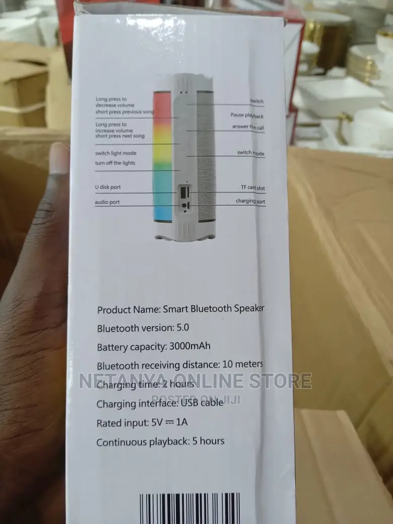 Led Smart Bluetooth Speaker
