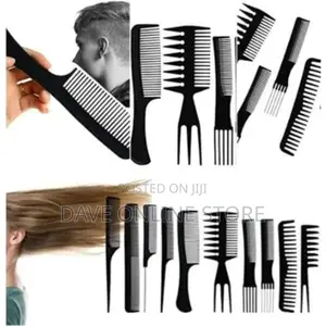 Professional Comb Set - 10 Pieces