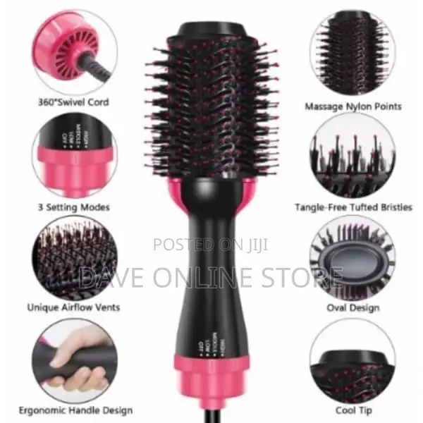 Hair Dryer + Blow Drying Brush