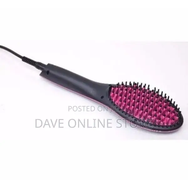 Simple Hair Straightener Brush 2 in 1
