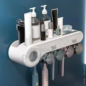 Multifunctional Toothbrush Holder Rack