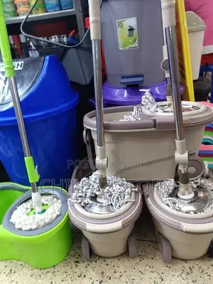 Spin Mop and Bucket System