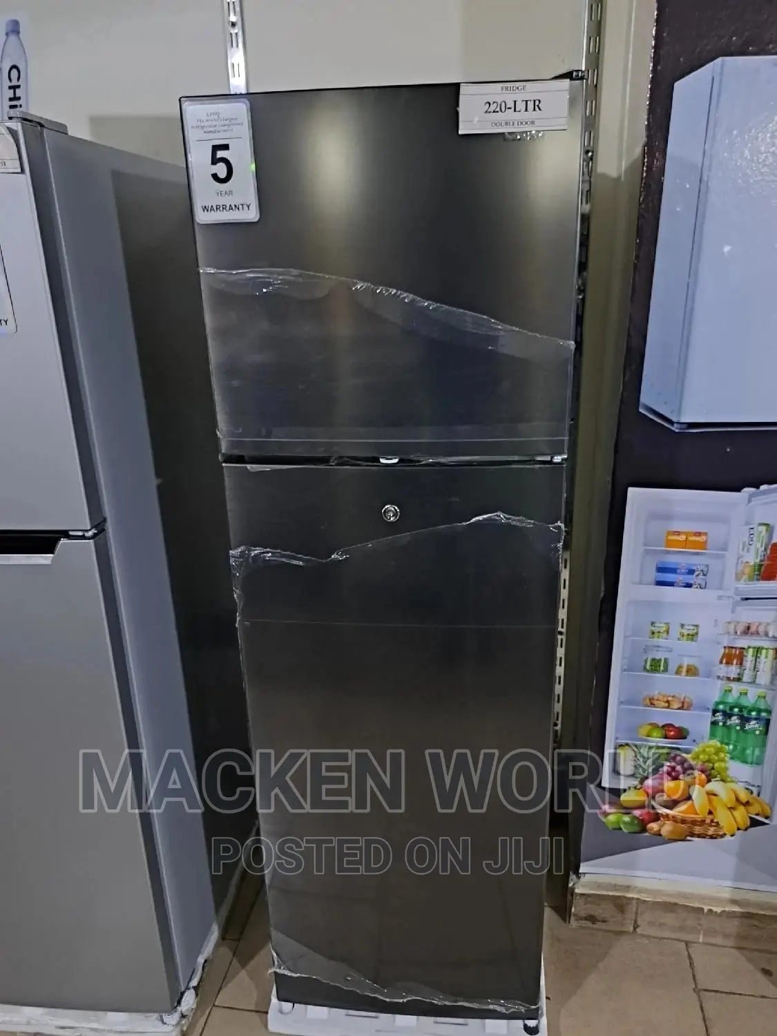 220 Liters Chiq Fridge Double Door.