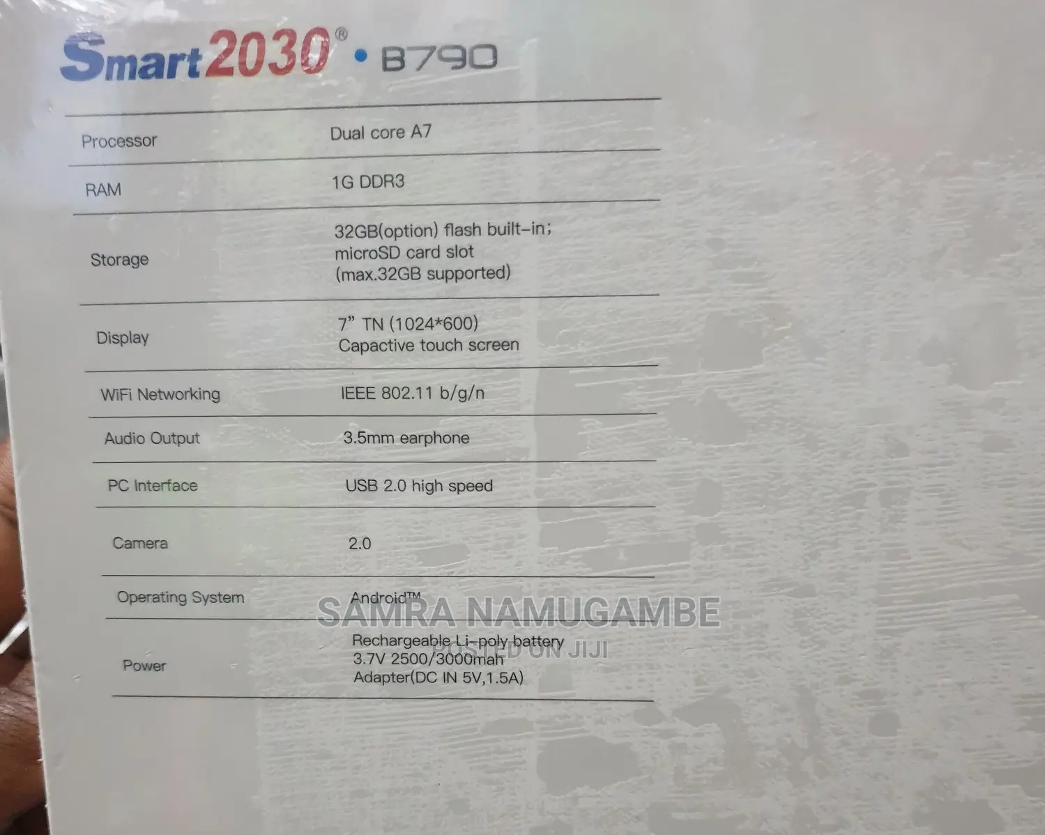 New Tablet 32 GB Black