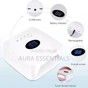 Rechargeable Cordless Uv/Led Nail Lamp