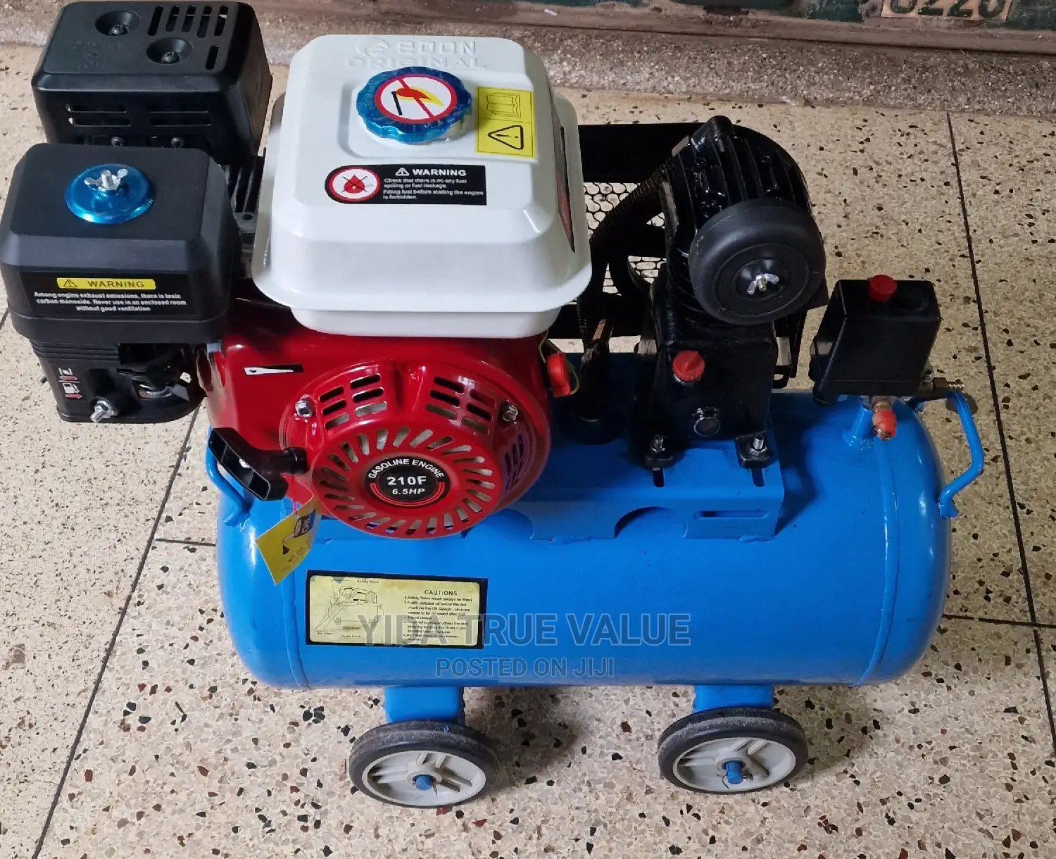 Air Compressor 50 Litres With 7.5 Hp Engine