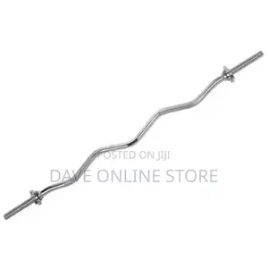 Zig Zag Curve Barbell for Weight Plate