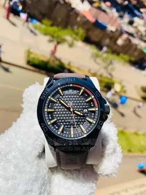 Original Navi Force Leather Watch