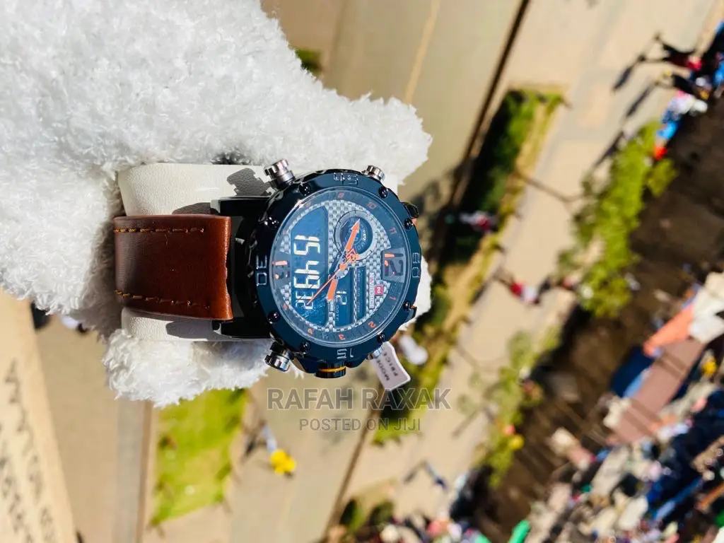 Original Brown Leather Naviforce Watch