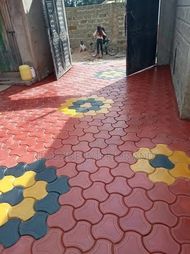 Coloured Pavers Installation