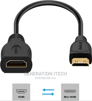 Mini Hdmi to Female Hdmi Cable- Adapter