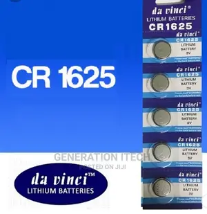 Cr 1625 Lithium Battery- A Pack of 5 Pieces