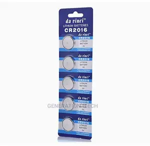 CR 2016 Lithium Batteries- A Pack of 5 Pieces