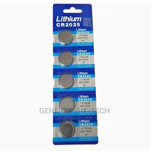 Cr 2025 Lithium Batteries - A Pack of 5pieces
