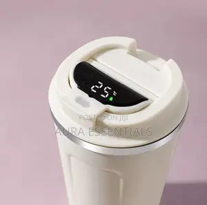 Stainless Steel Coffee Mug With Smart LED Temperature