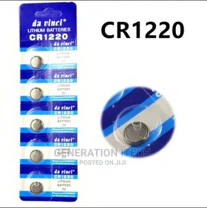 Cr 1220 Lithium Batteries- A Pack of 5pieces