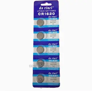 Cr 1620 Lithium Batteries - A Pack of 5 Pieces