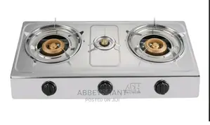Gas Stove ADH Triple Burner Gas Stove – Silver