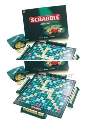 English Scrabble Board Game.
