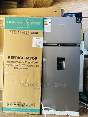 Hisense Fridge 270l Double Door With Water Dispenser