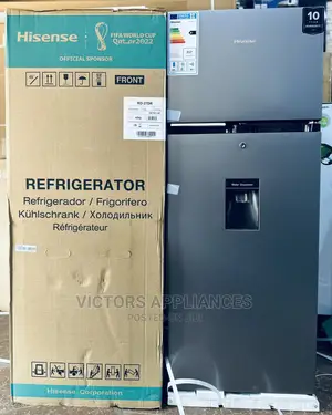 Hisense 270L Double Door Refrigerator With Water Dispenser
