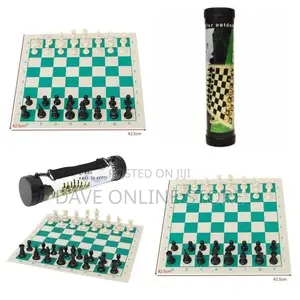 Tournament Size Chess Set Game - Plastic