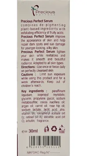 Precious Perfect Radiance Lightening Face and Body Serum