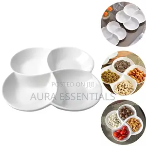 4 Section Ceramic Dish