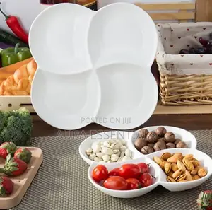 4 Section Ceramic Dish