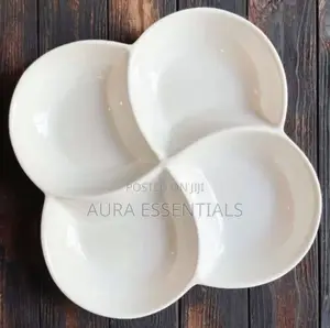4 Section Ceramic Dish