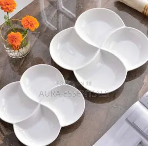 4 Section Ceramic Dish