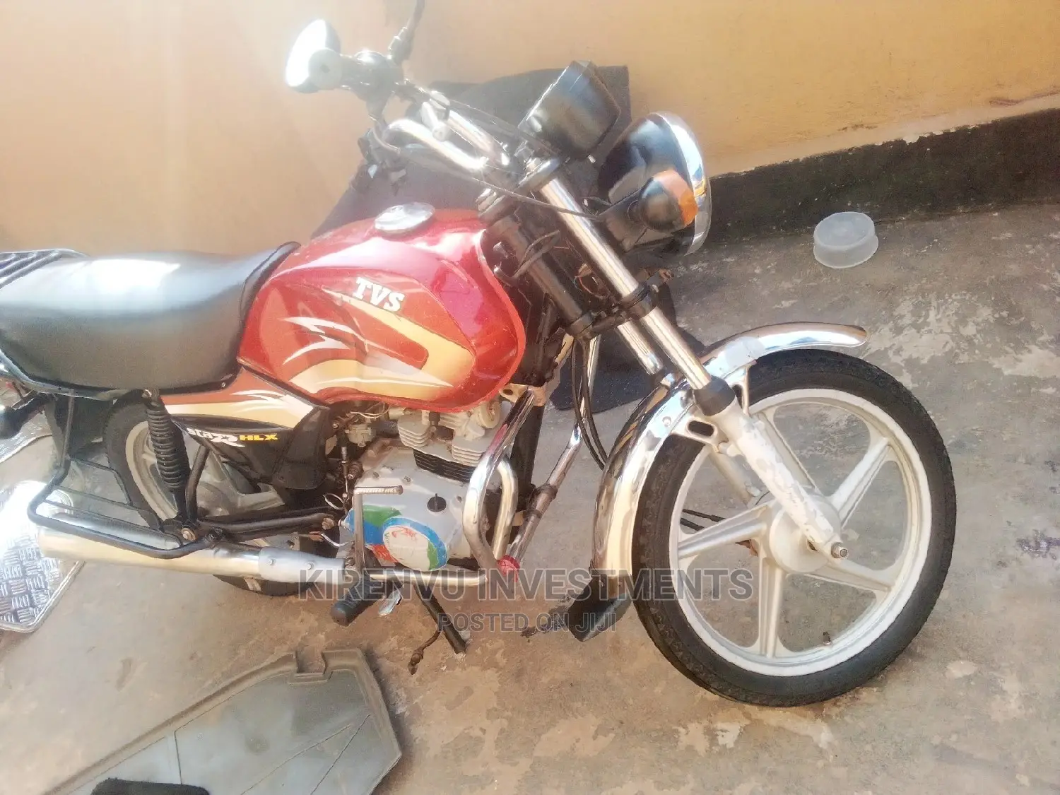 TVS Apache 180 RTR 2015 Red